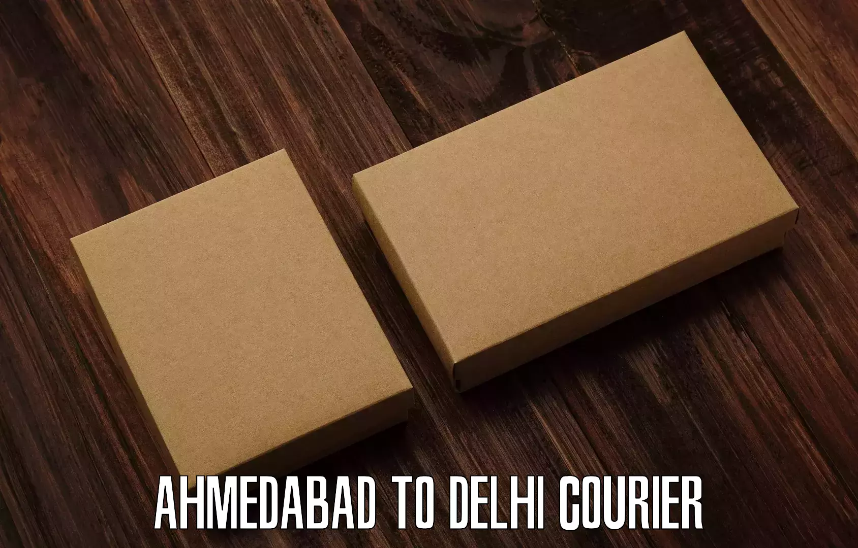 Pharmaceutical courier Ahmedabad to University of Delhi