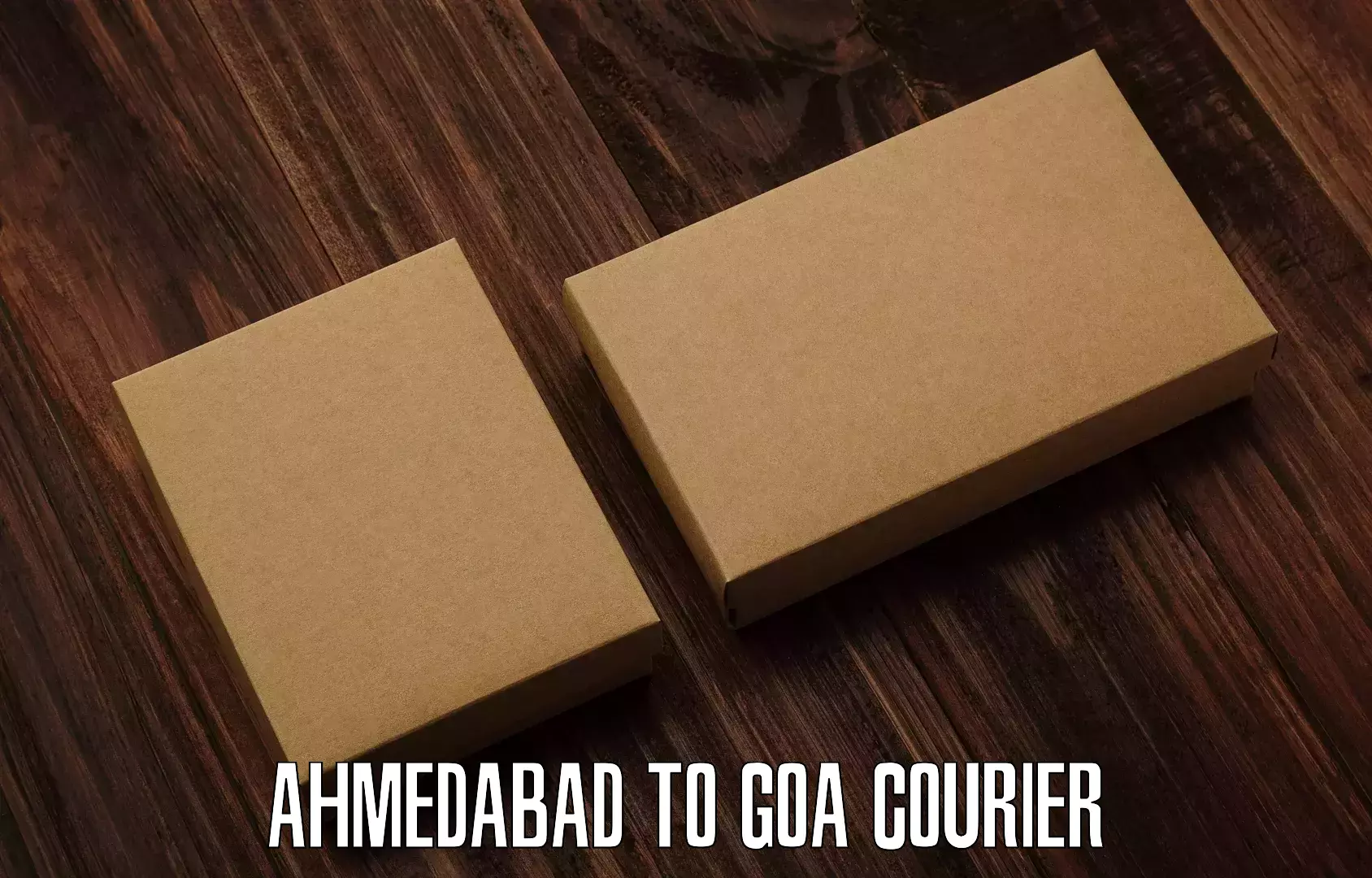 Residential courier service Ahmedabad to Panaji