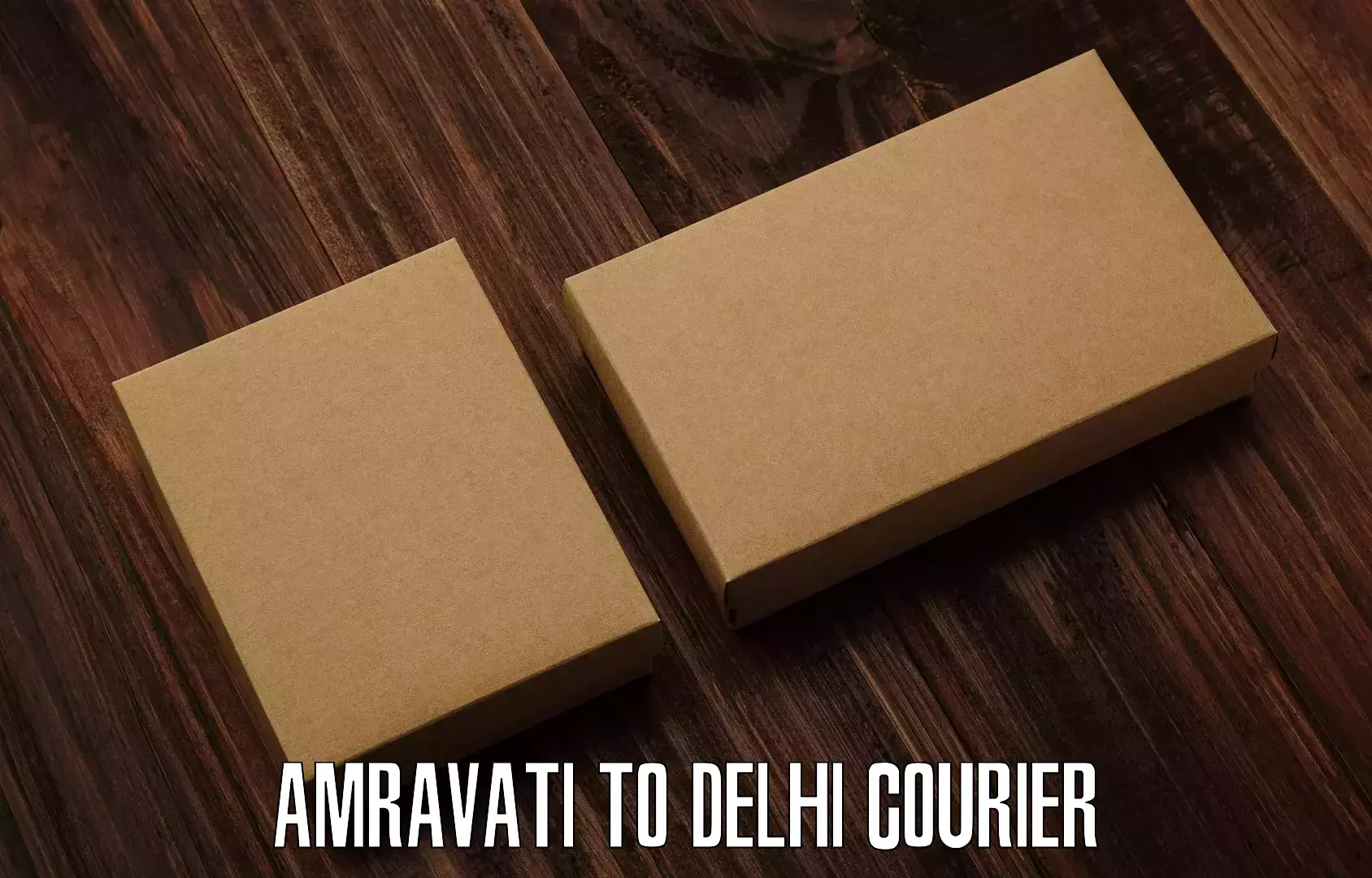 On-demand courier Amravati to Indraprastha
