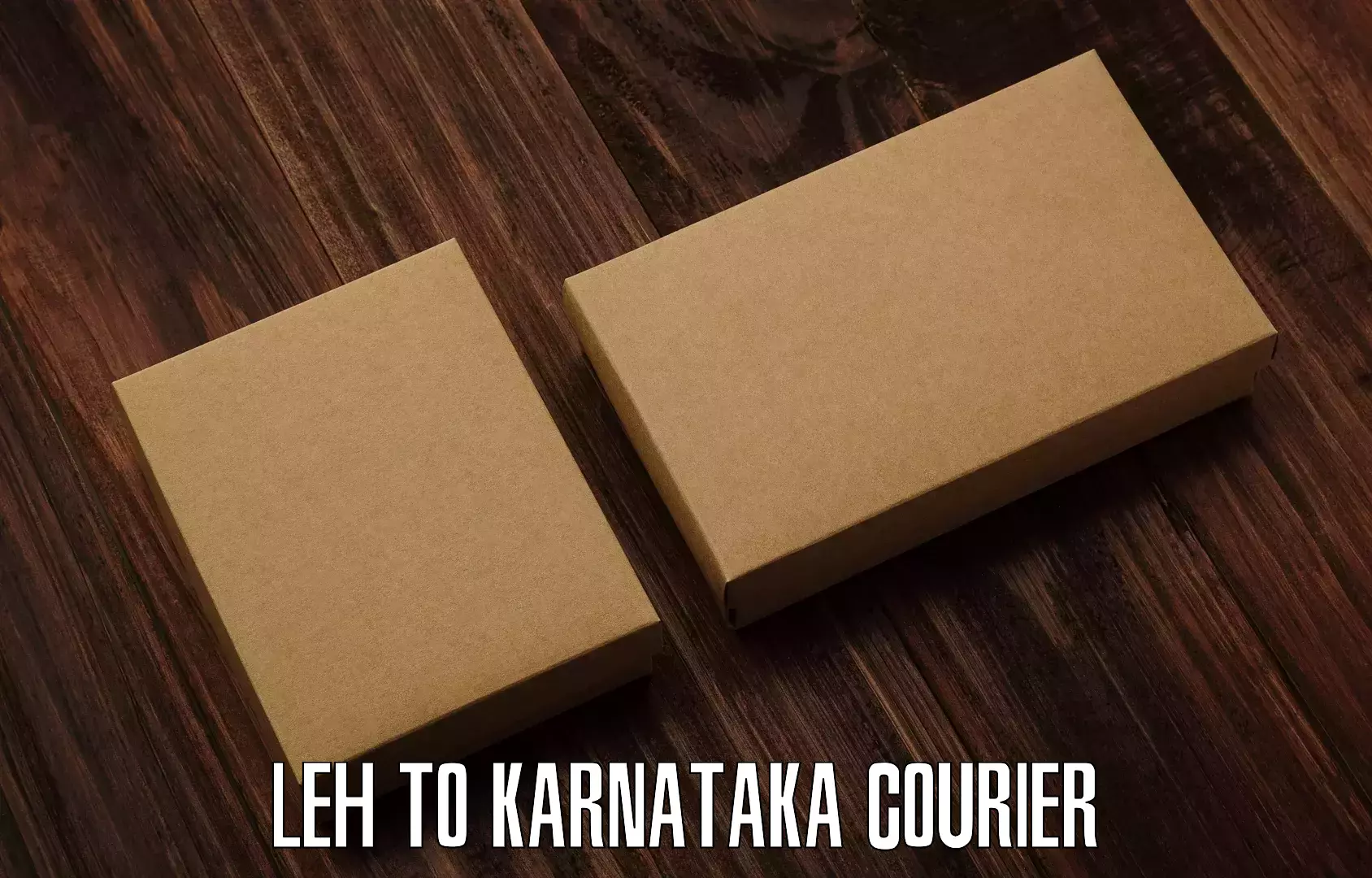 Integrated courier services Leh to Krishnarajanagara