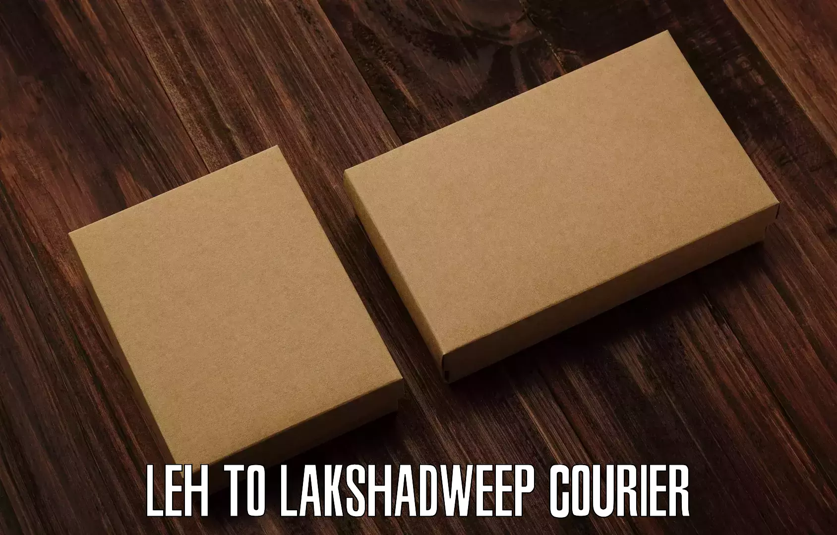 Emergency parcel delivery Leh to Lakshadweep