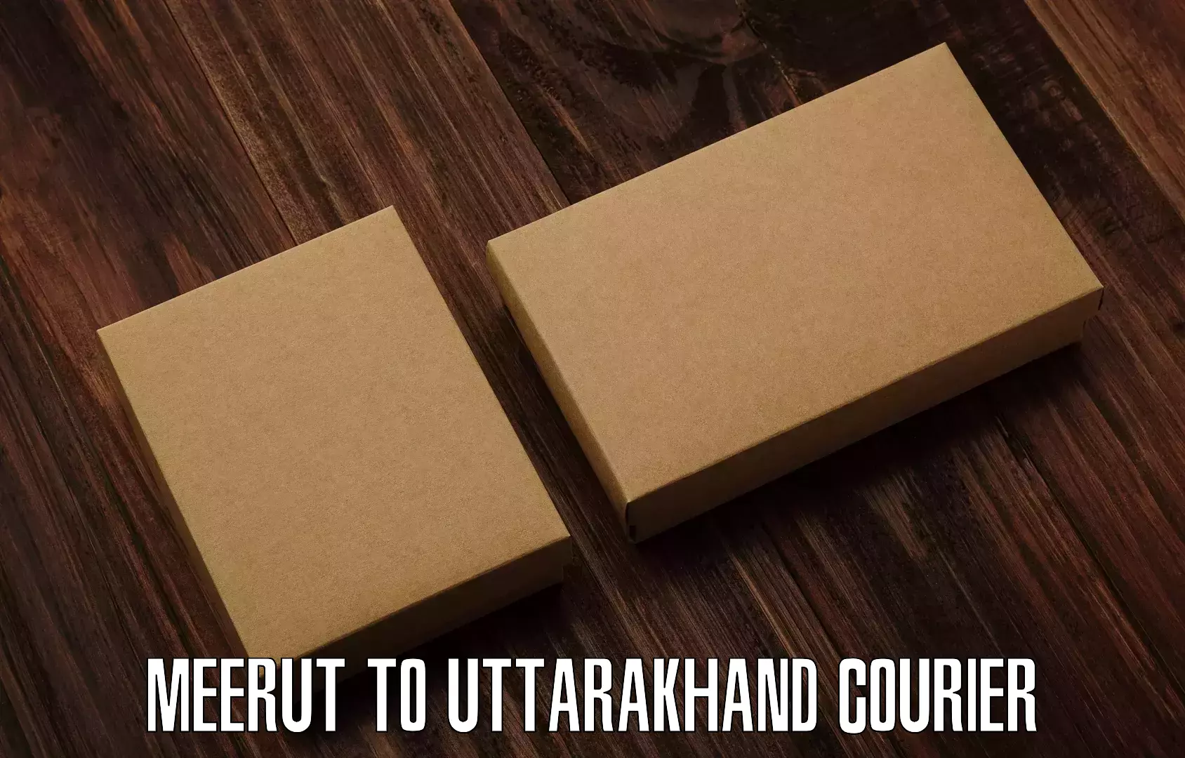 24-hour courier services Meerut to Khatima