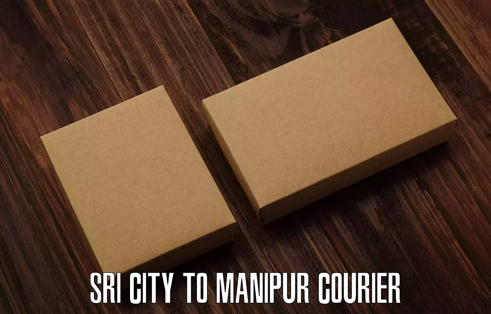 Courier service booking Sri City to Moirang