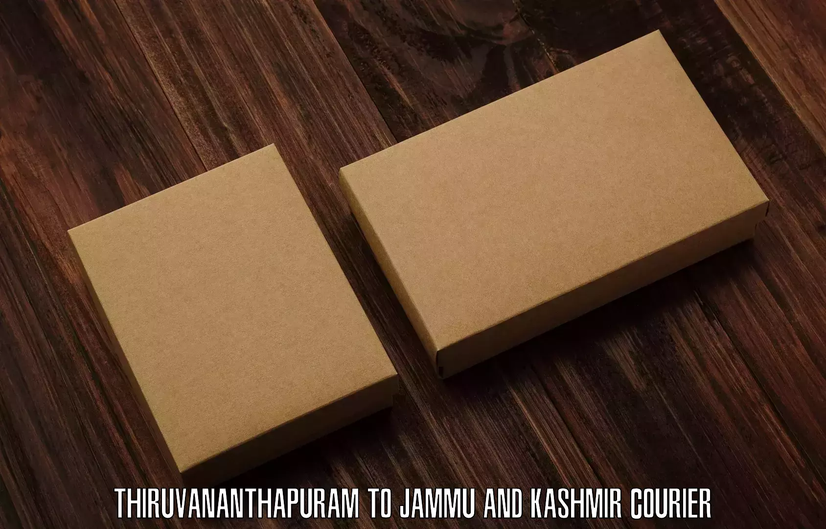 Automated parcel services in Thiruvananthapuram to Katra