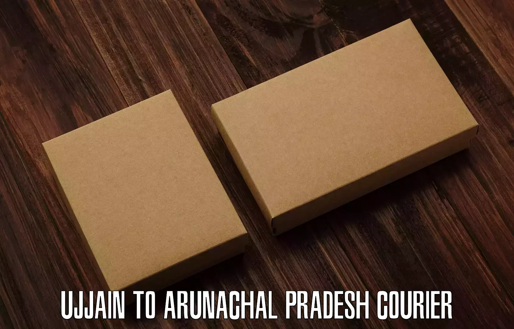 Flexible parcel services in Ujjain to Arunachal Pradesh