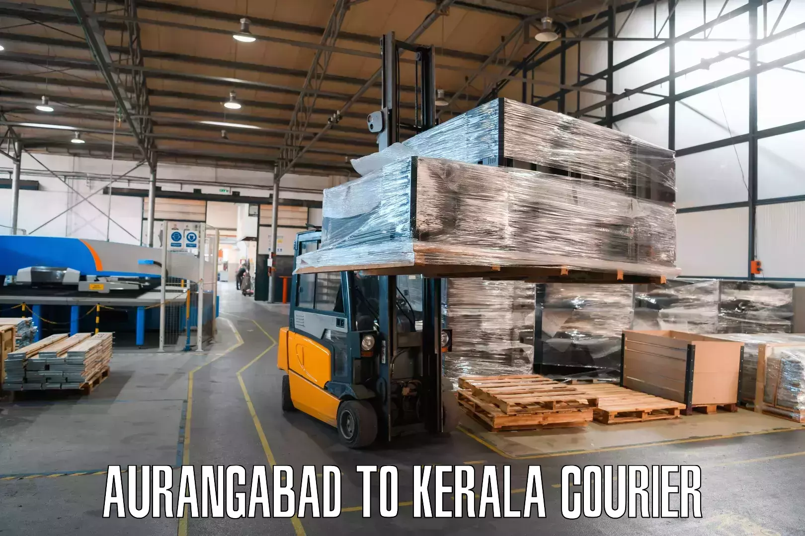 Modern courier technology Aurangabad to Poojapura