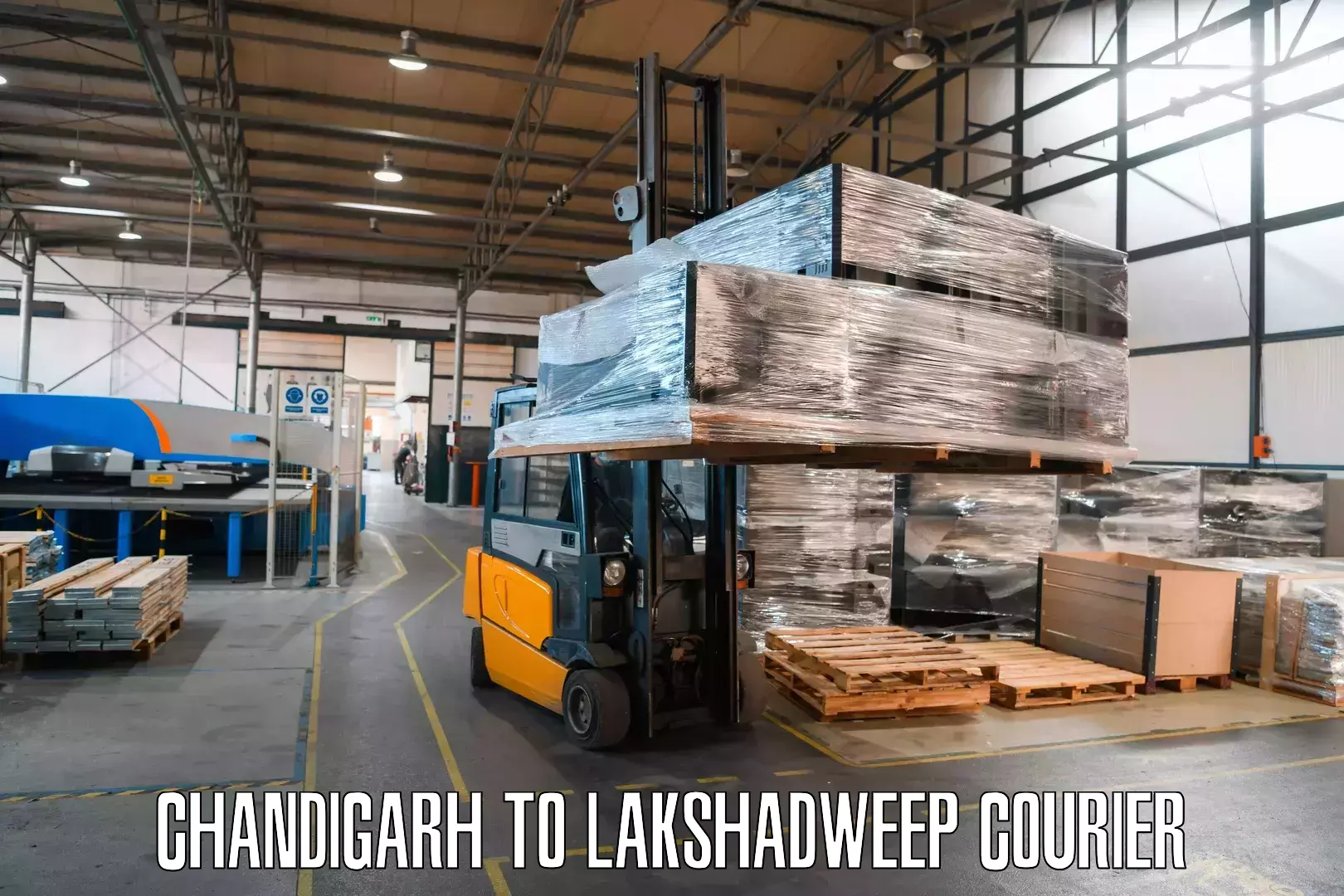 Logistics efficiency Chandigarh to Lakshadweep