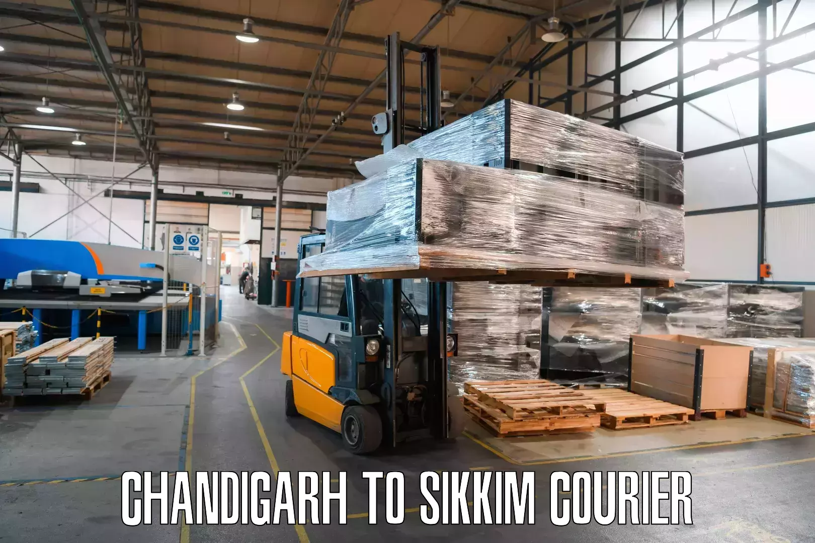 Cargo courier service Chandigarh to Sikkim