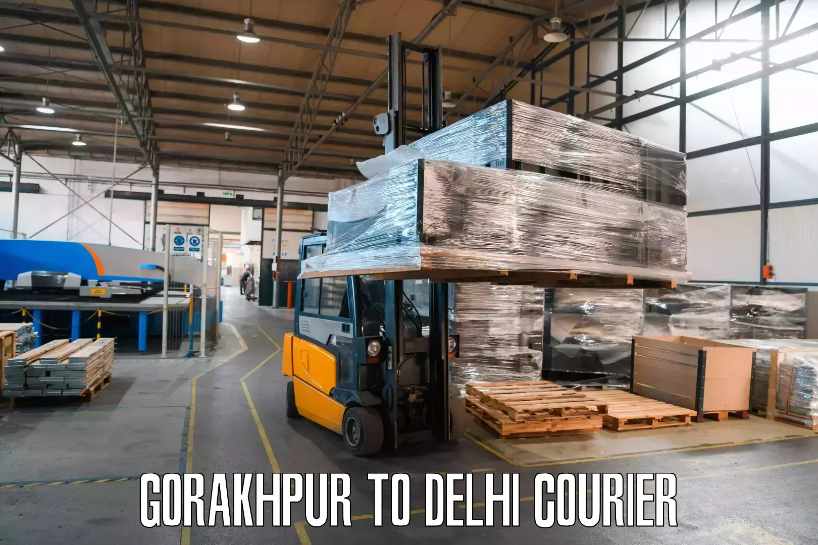 High value parcel delivery in Gorakhpur to Delhi Technological University DTU