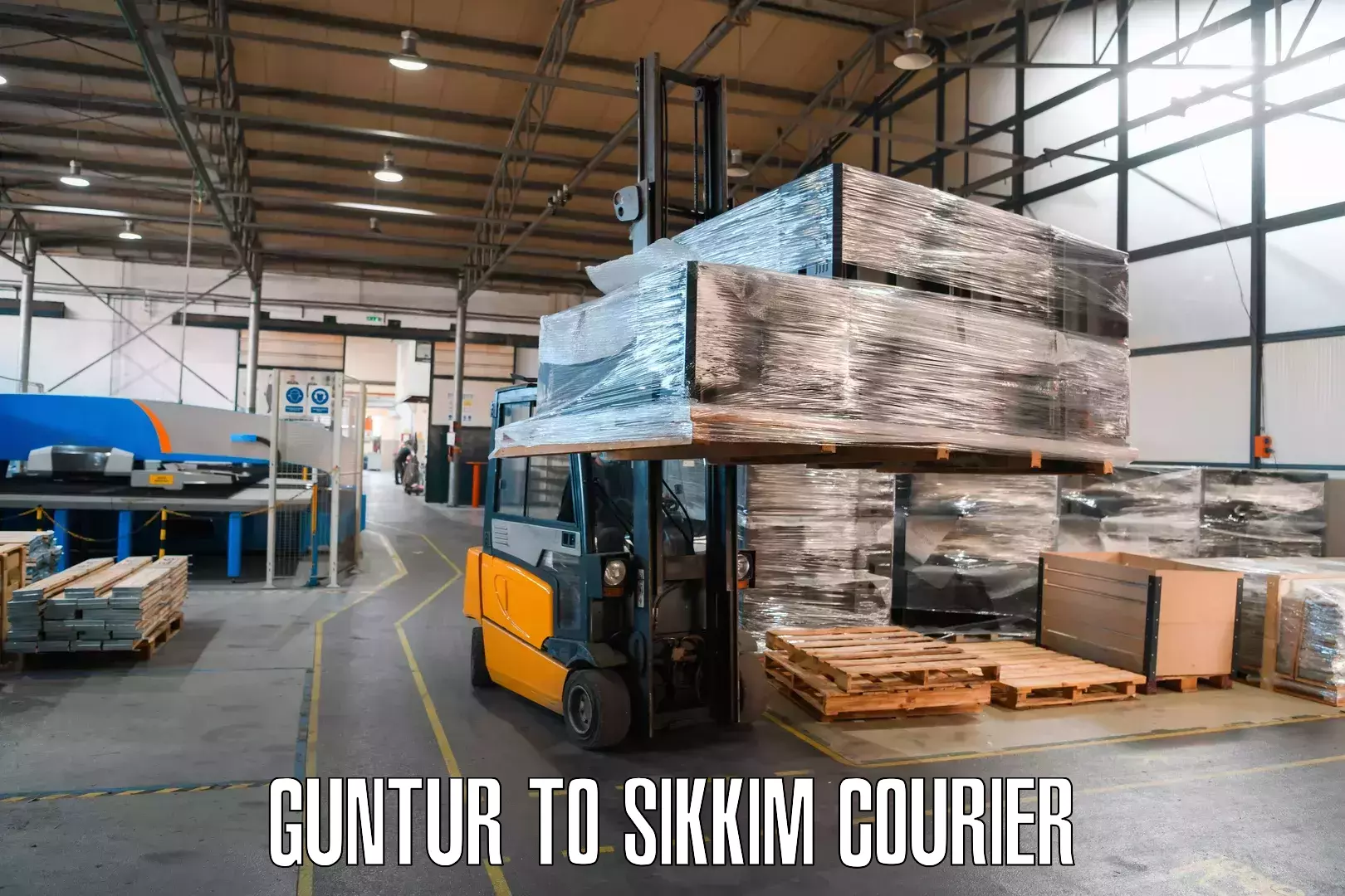 24-hour courier service Guntur to West Sikkim