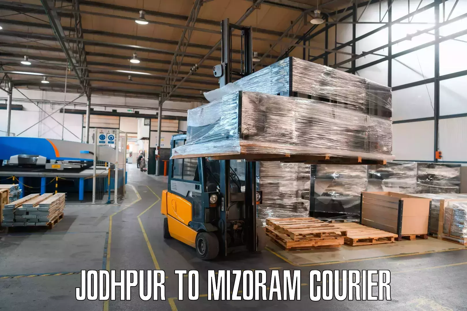 Affordable parcel service Jodhpur to Aizawl