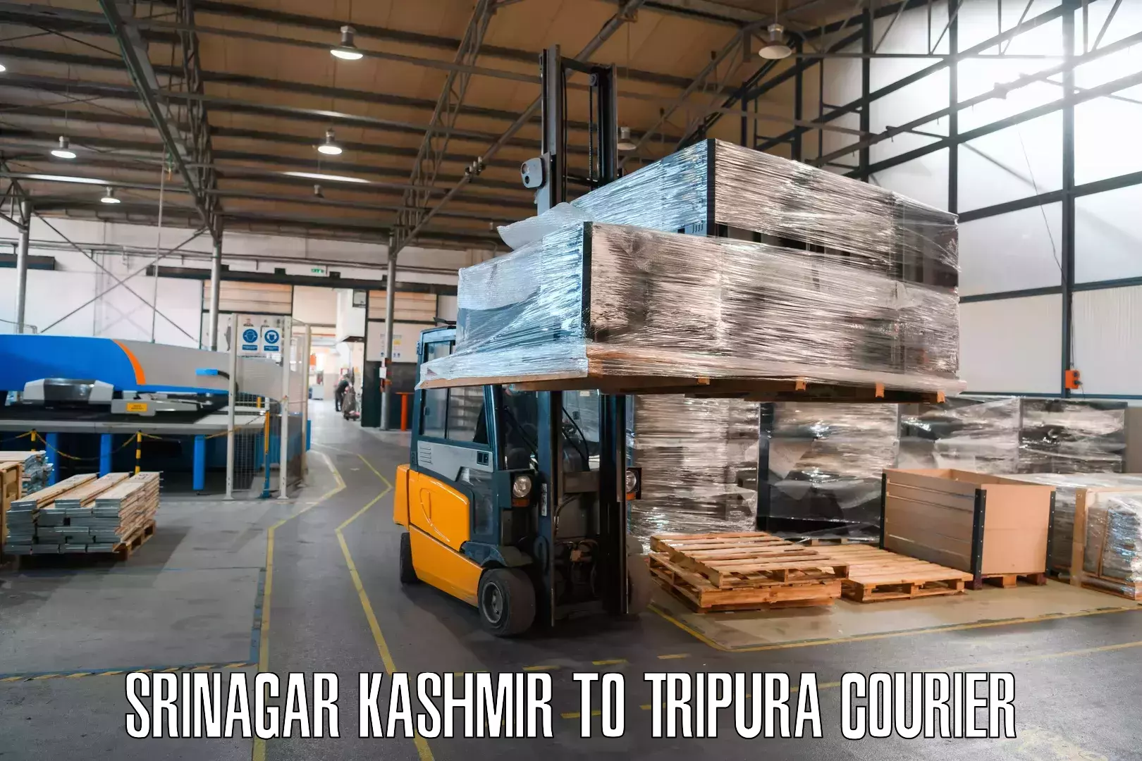 Expedited shipping methods Srinagar Kashmir to Tripura
