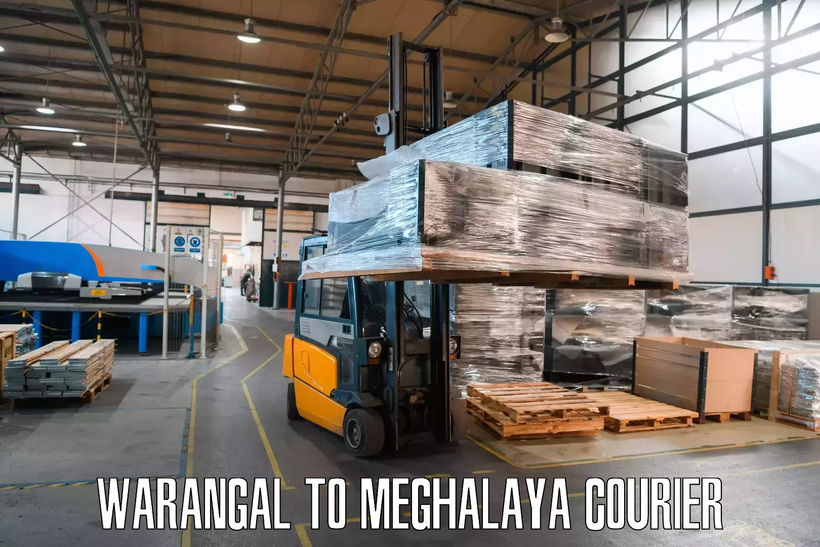 Quick booking process Warangal to Meghalaya