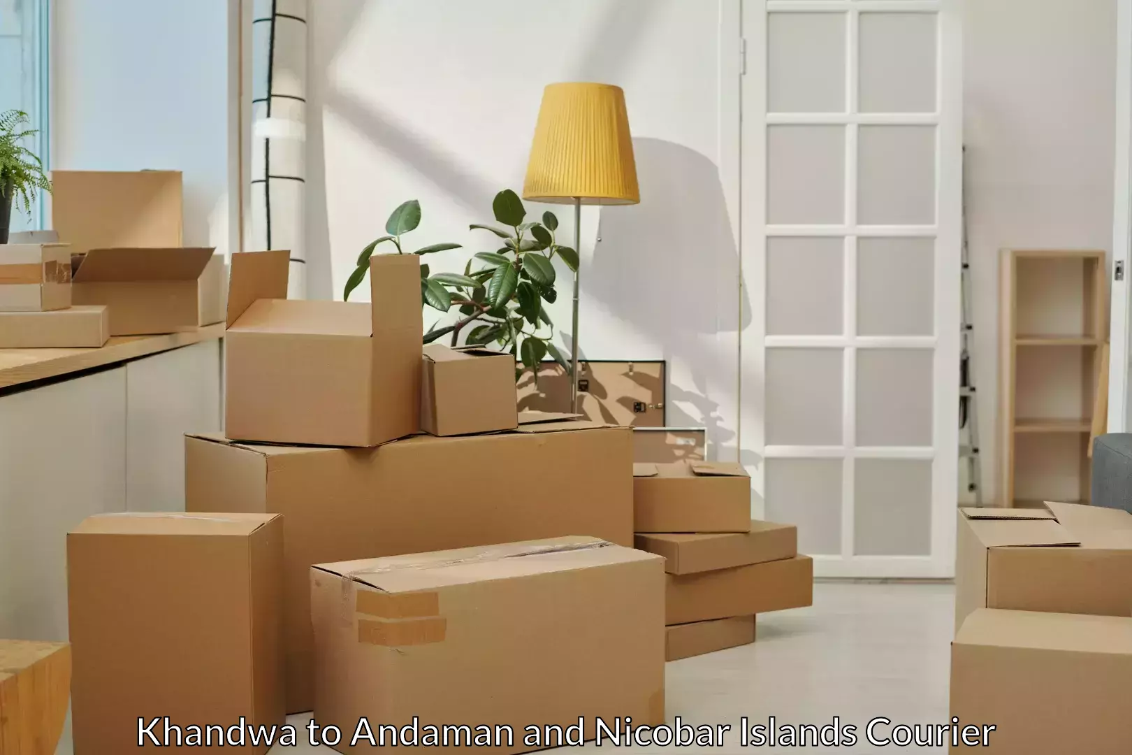 Full home relocation services Khandwa to North And Middle Andaman