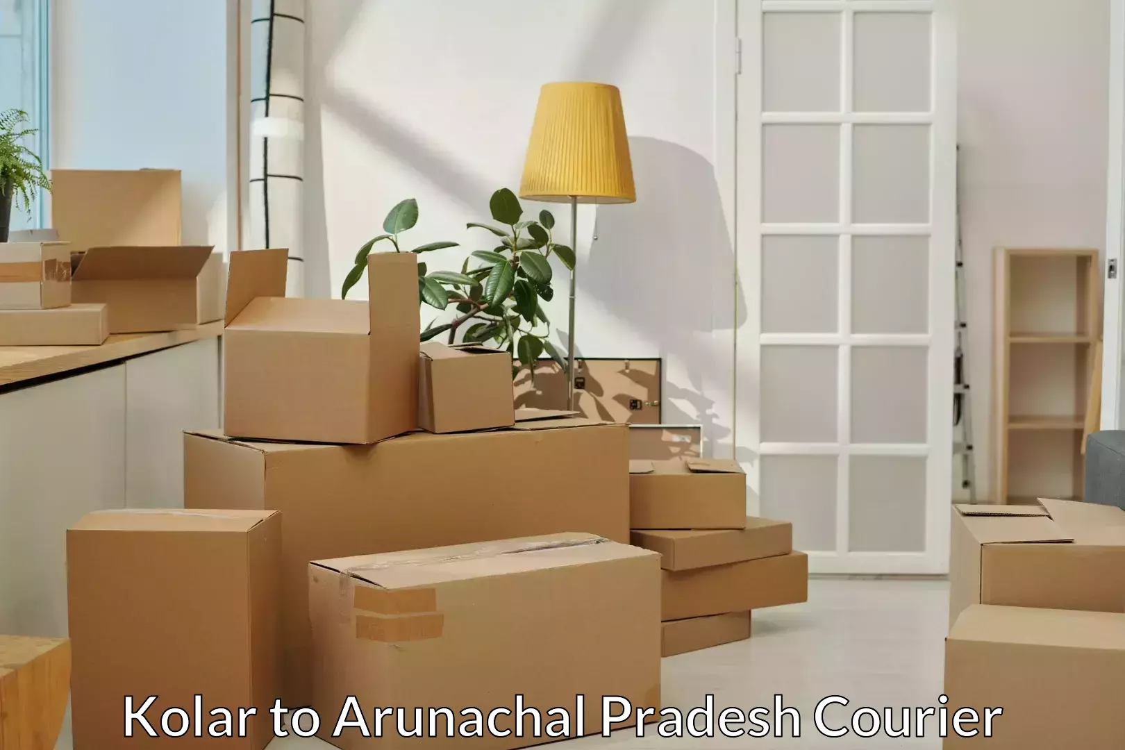 Furniture transport specialists Kolar to Arunachal Pradesh
