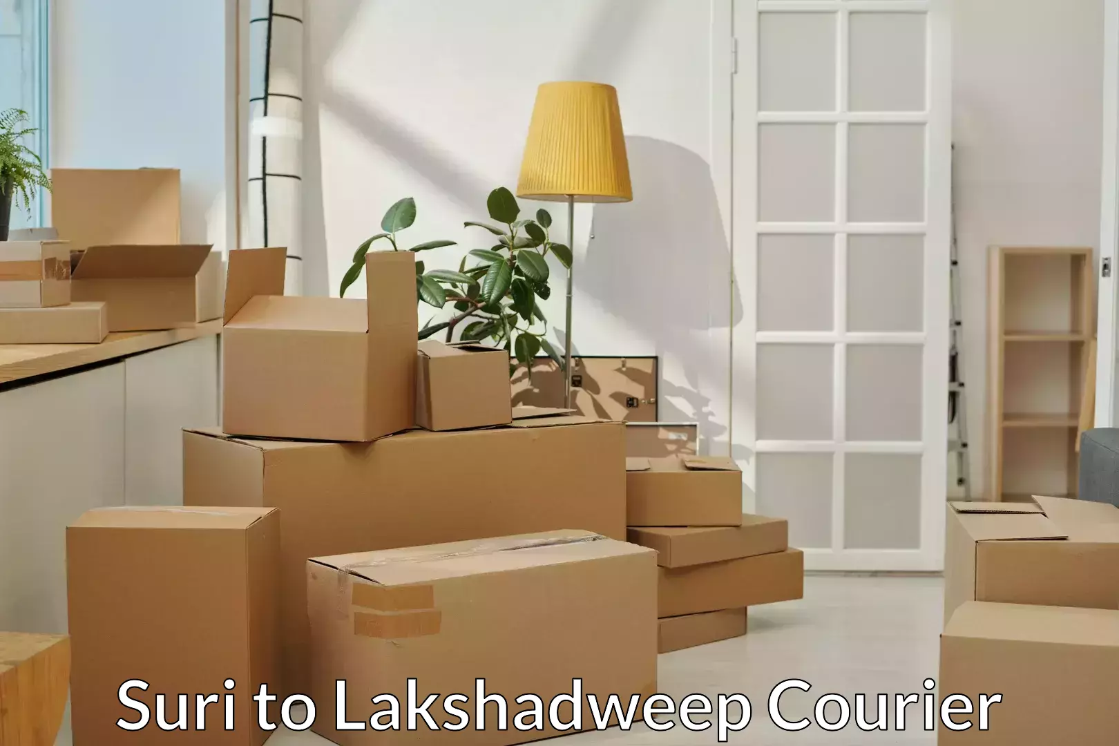 Furniture moving strategies Suri to Lakshadweep