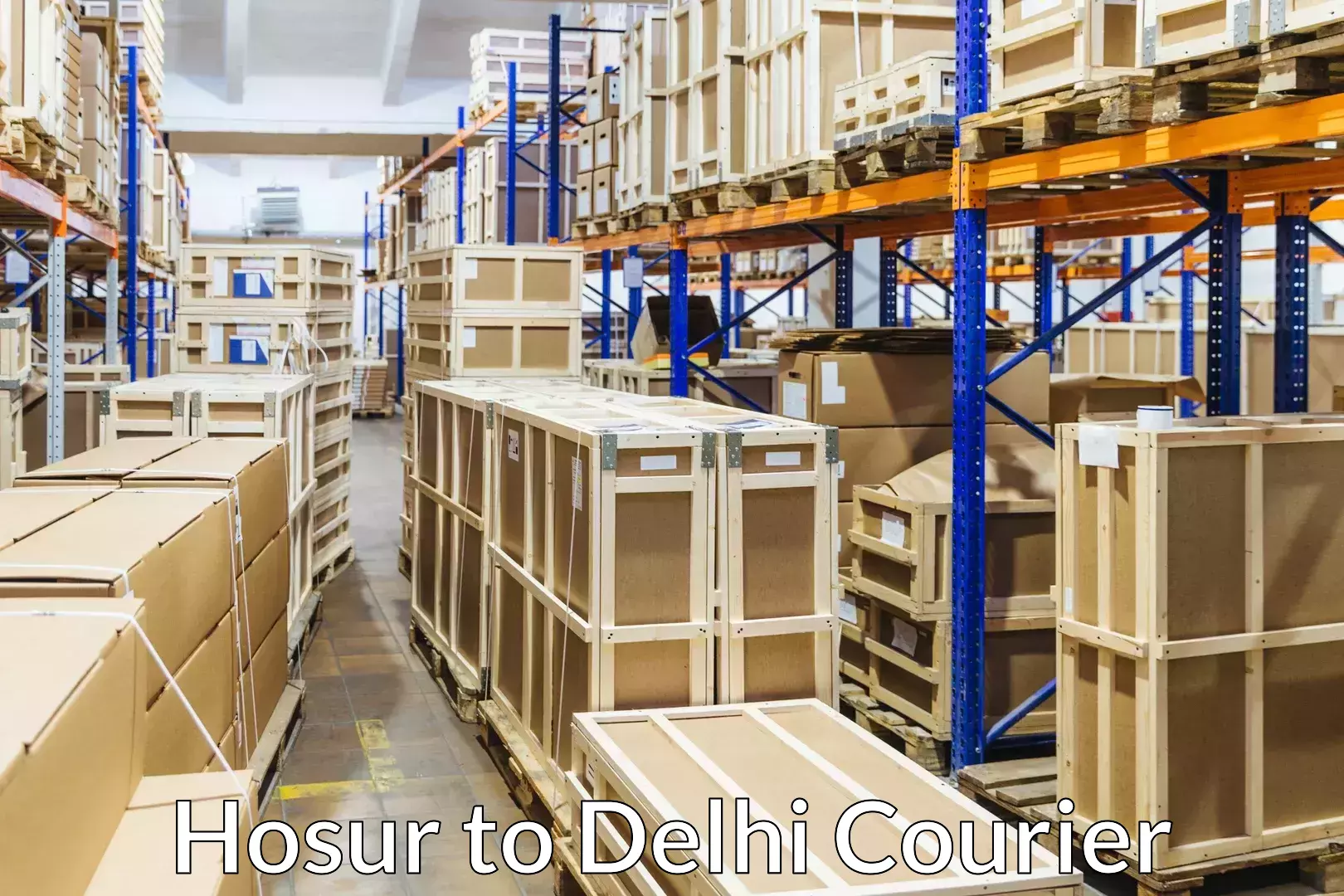Household goods transporters Hosur to University of Delhi