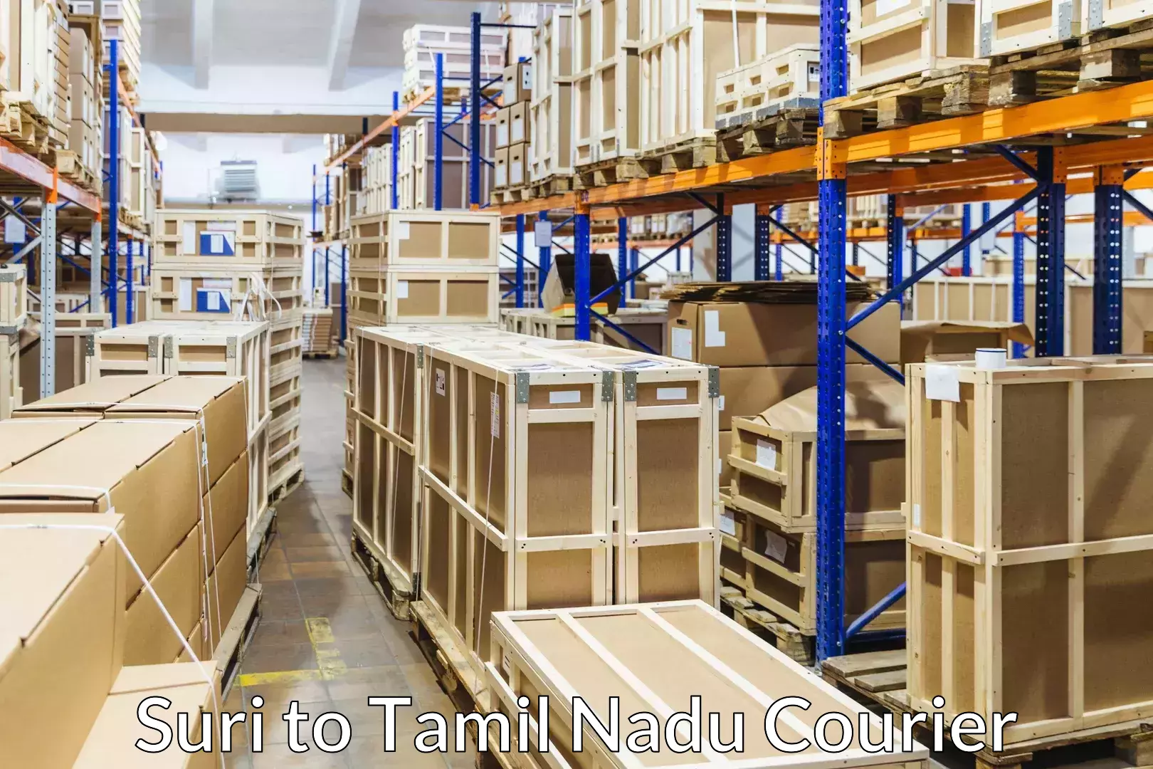 Household goods shipping Suri to Bharathidasan University Tiruchirappalli