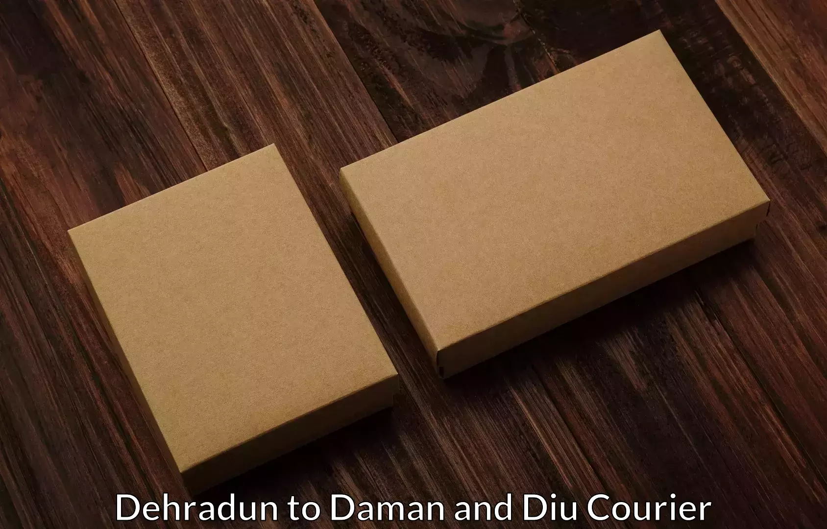 Household shifting services Dehradun to Daman and Diu