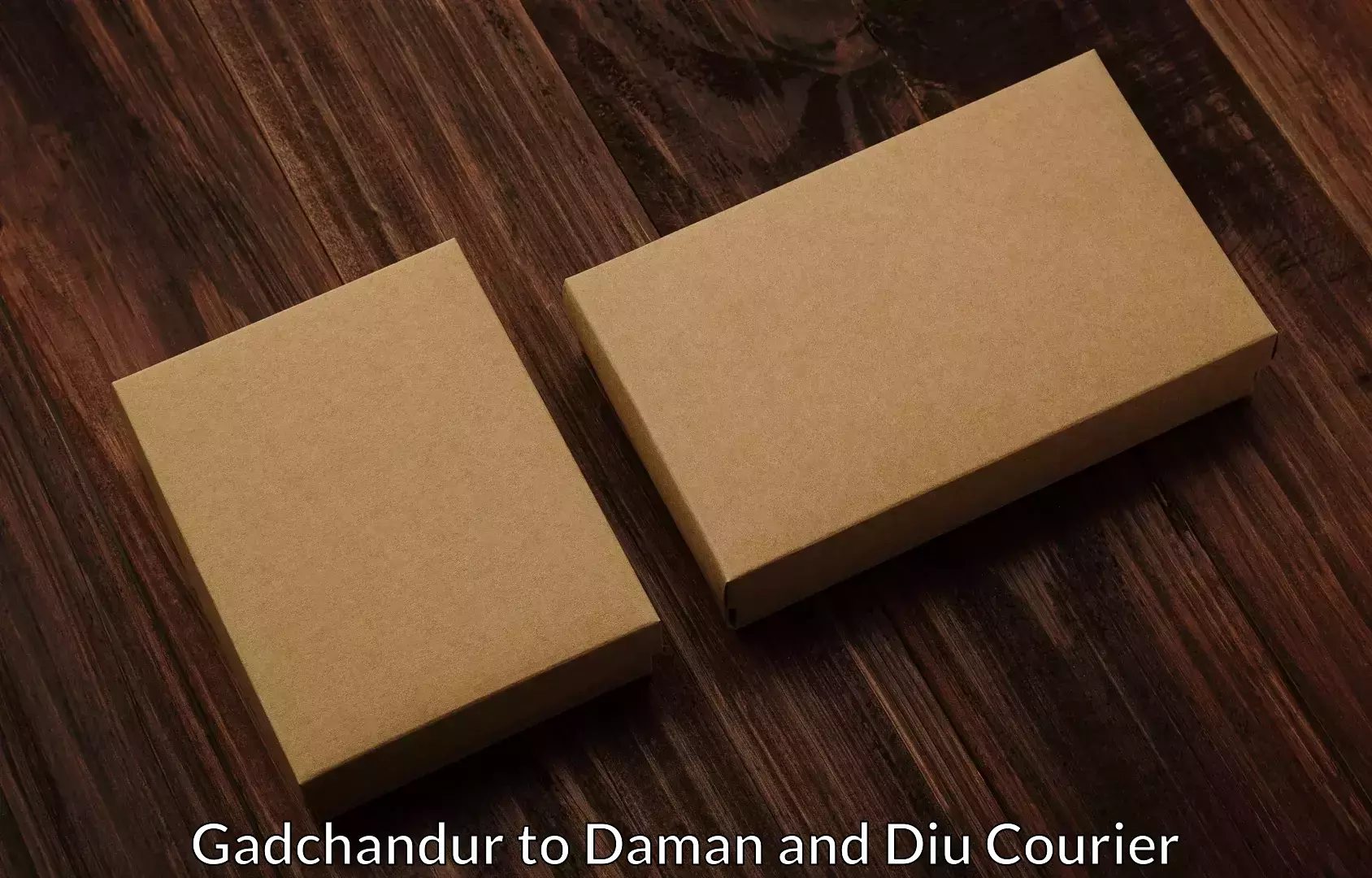 Household moving and handling Gadchandur to Daman and Diu