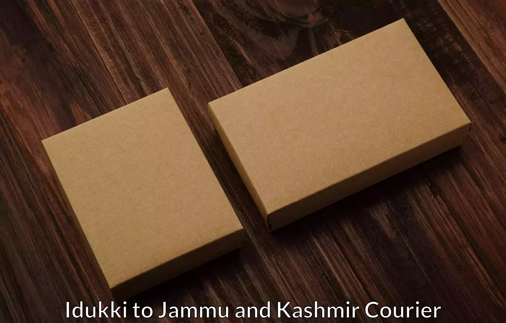 Home moving specialists Idukki to Jammu and Kashmir