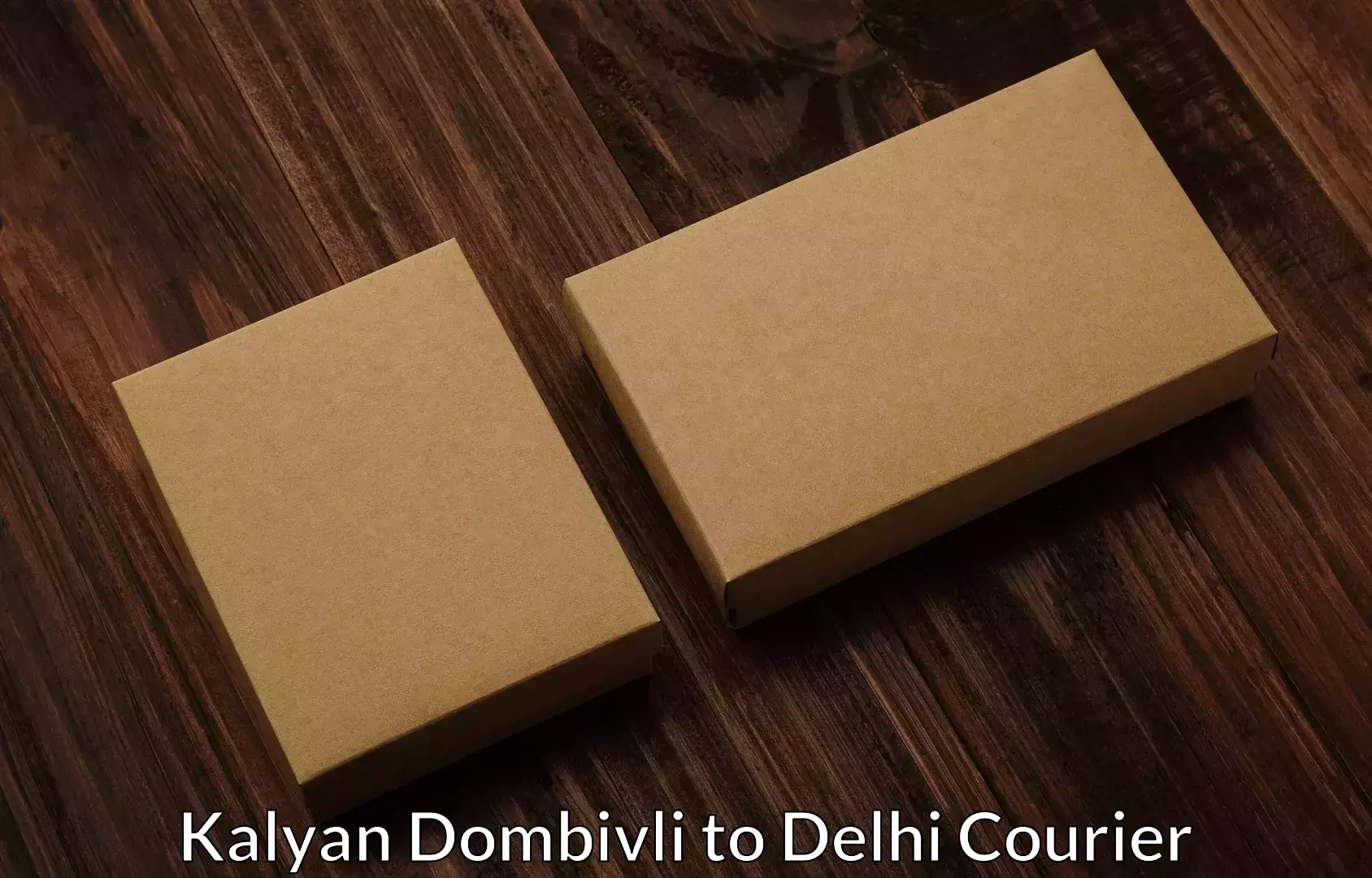 Efficient home goods movers Kalyan Dombivli to Guru Gobind Singh Indraprastha University New Delhi