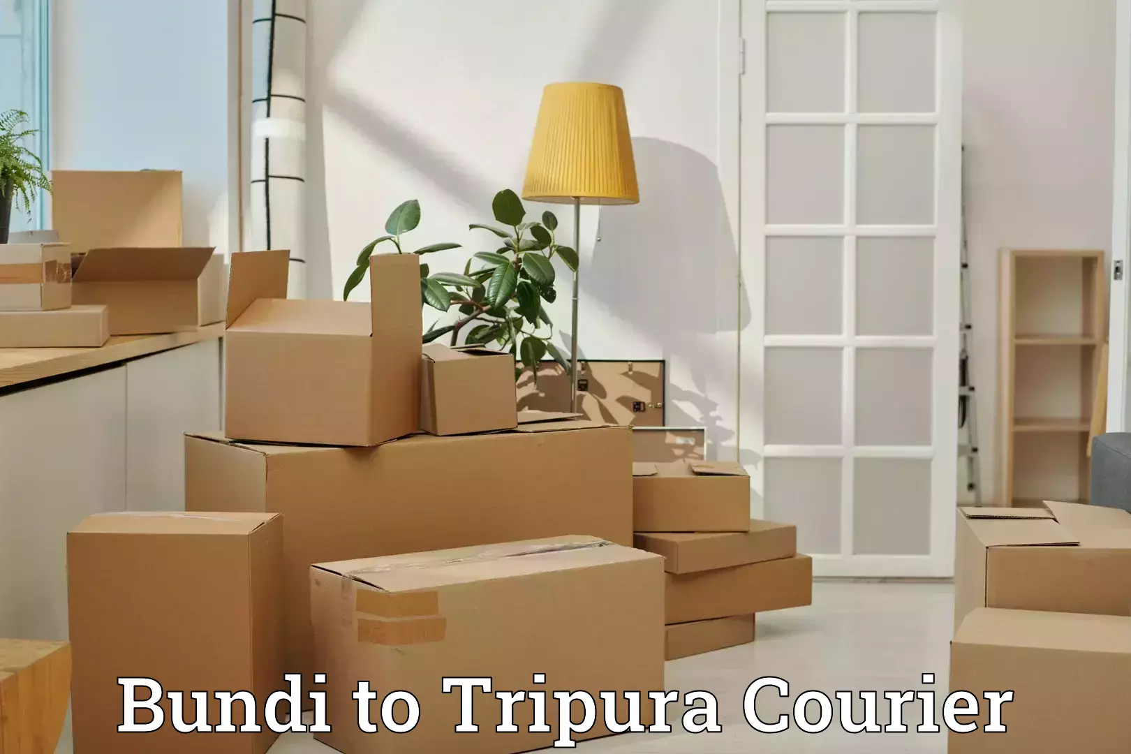 Luggage shipping specialists Bundi to Teliamura