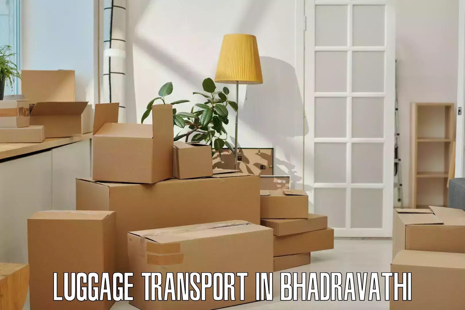 Baggage shipping logistics in Bhadravathi