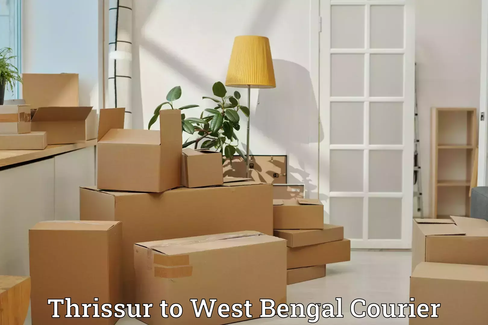 Express luggage delivery Thrissur to Kolkata