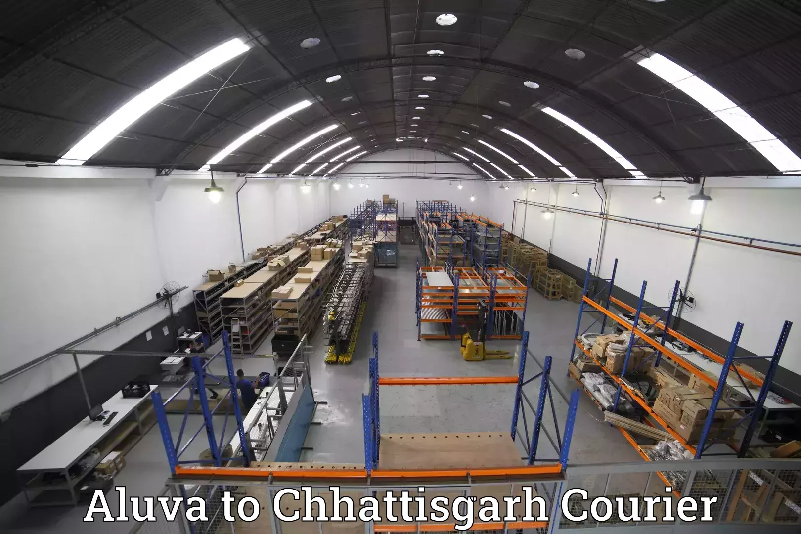 Luggage shipment tracking Aluva to Pathalgaon