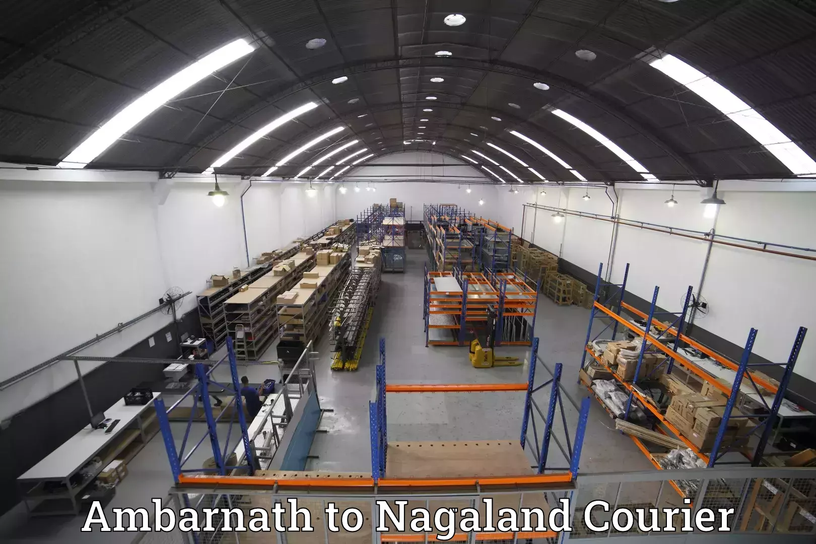 Online luggage shipping Ambarnath to Nagaland