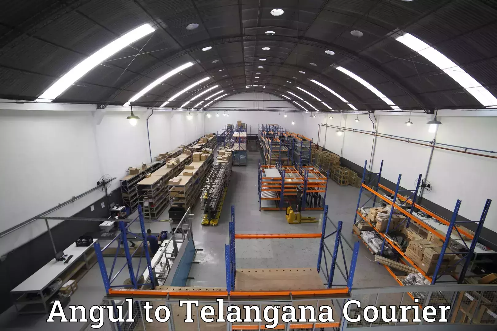 Instant baggage transport quote Angul to Telangana