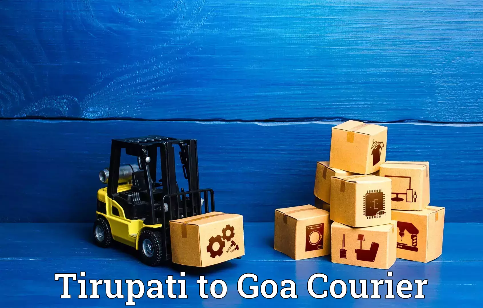 Baggage transport innovation Tirupati to South Goa