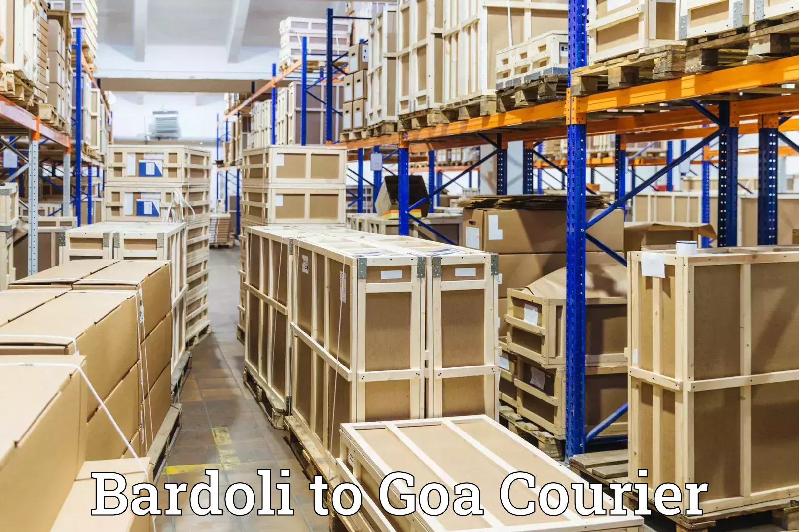 Luggage shipping options Bardoli to IIT Goa