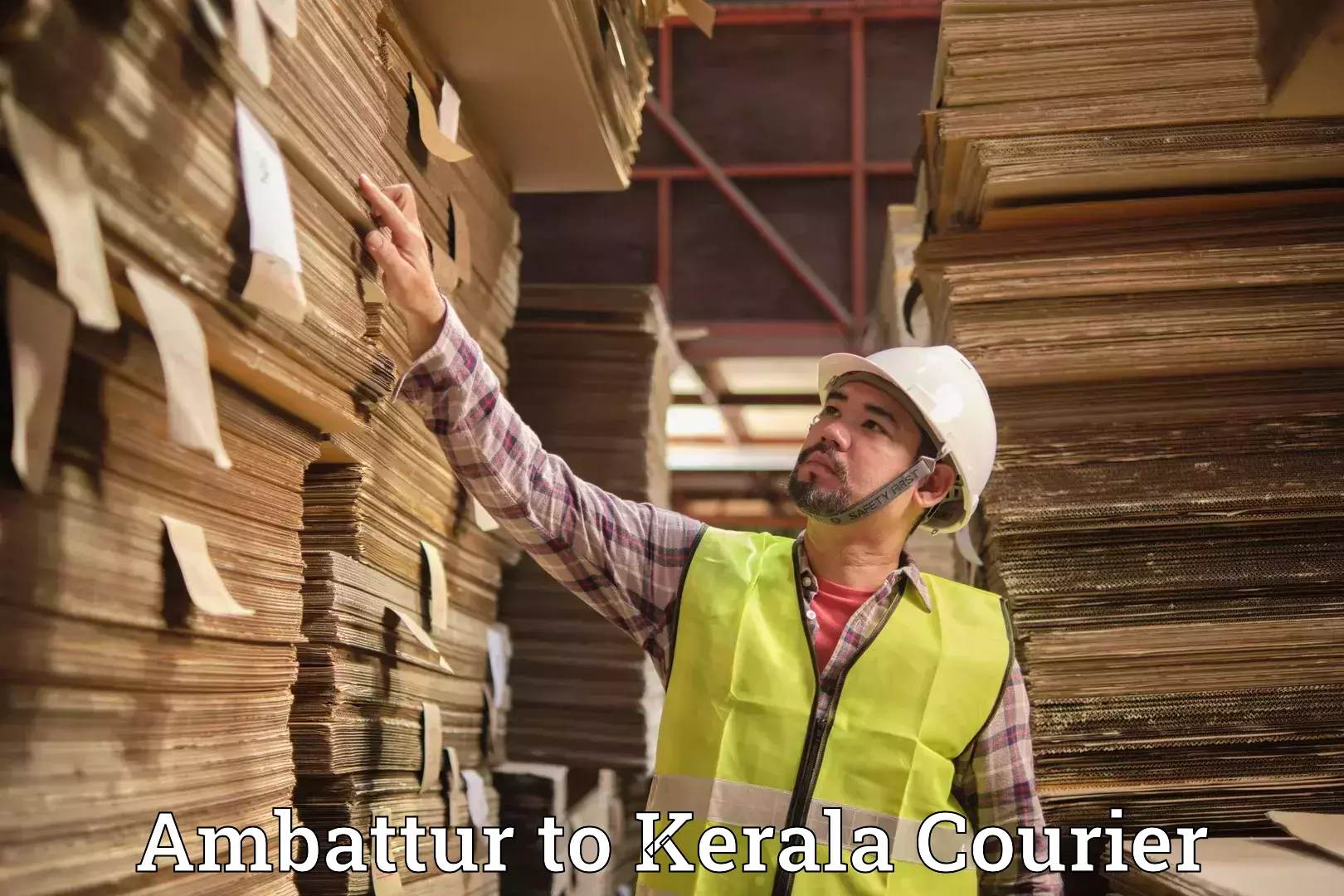 Baggage courier service Ambattur to Kerala