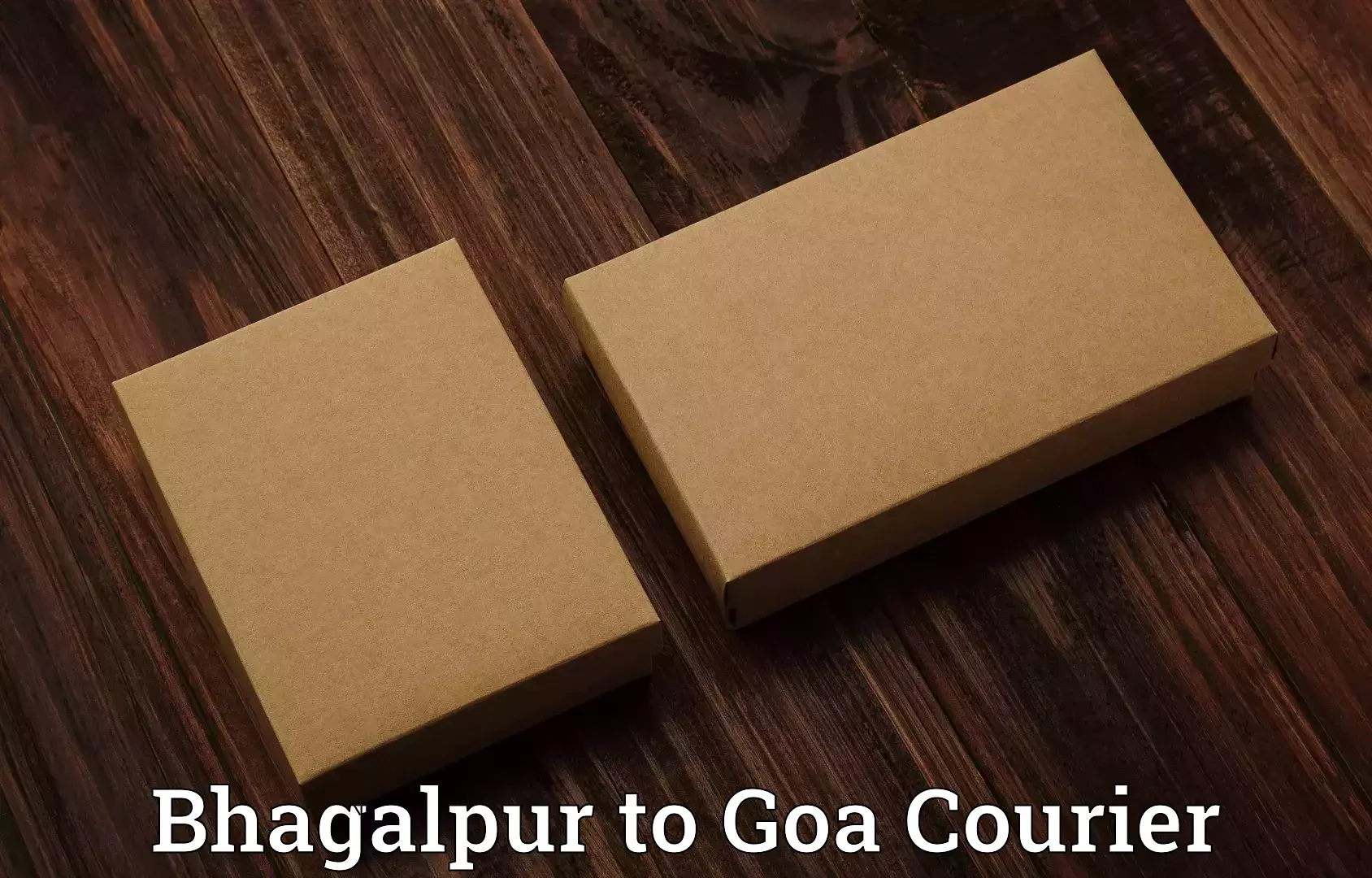 Luggage courier rates calculator Bhagalpur to Goa University