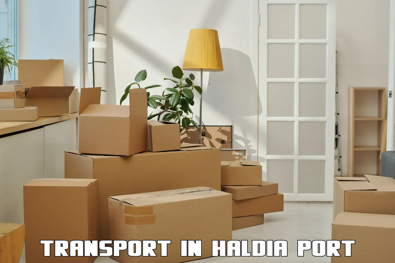 Online transport service in Haldia port