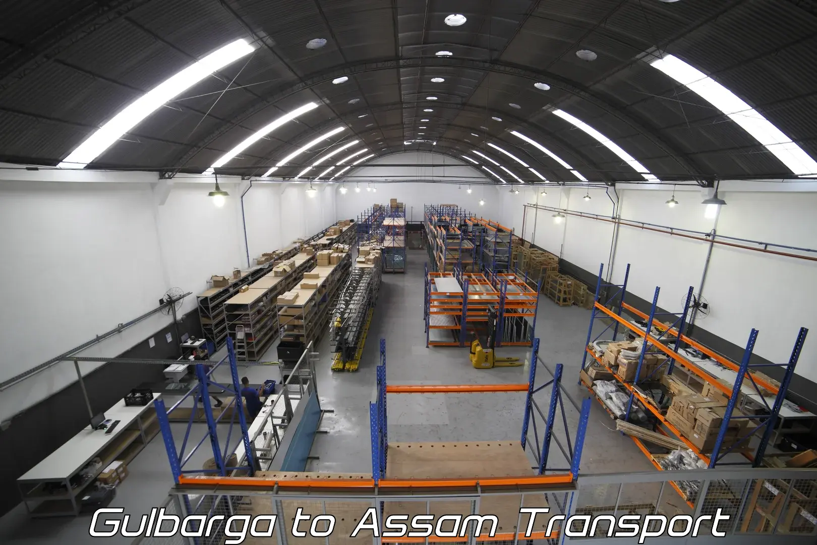 Air cargo transport services Gulbarga to Duliajan