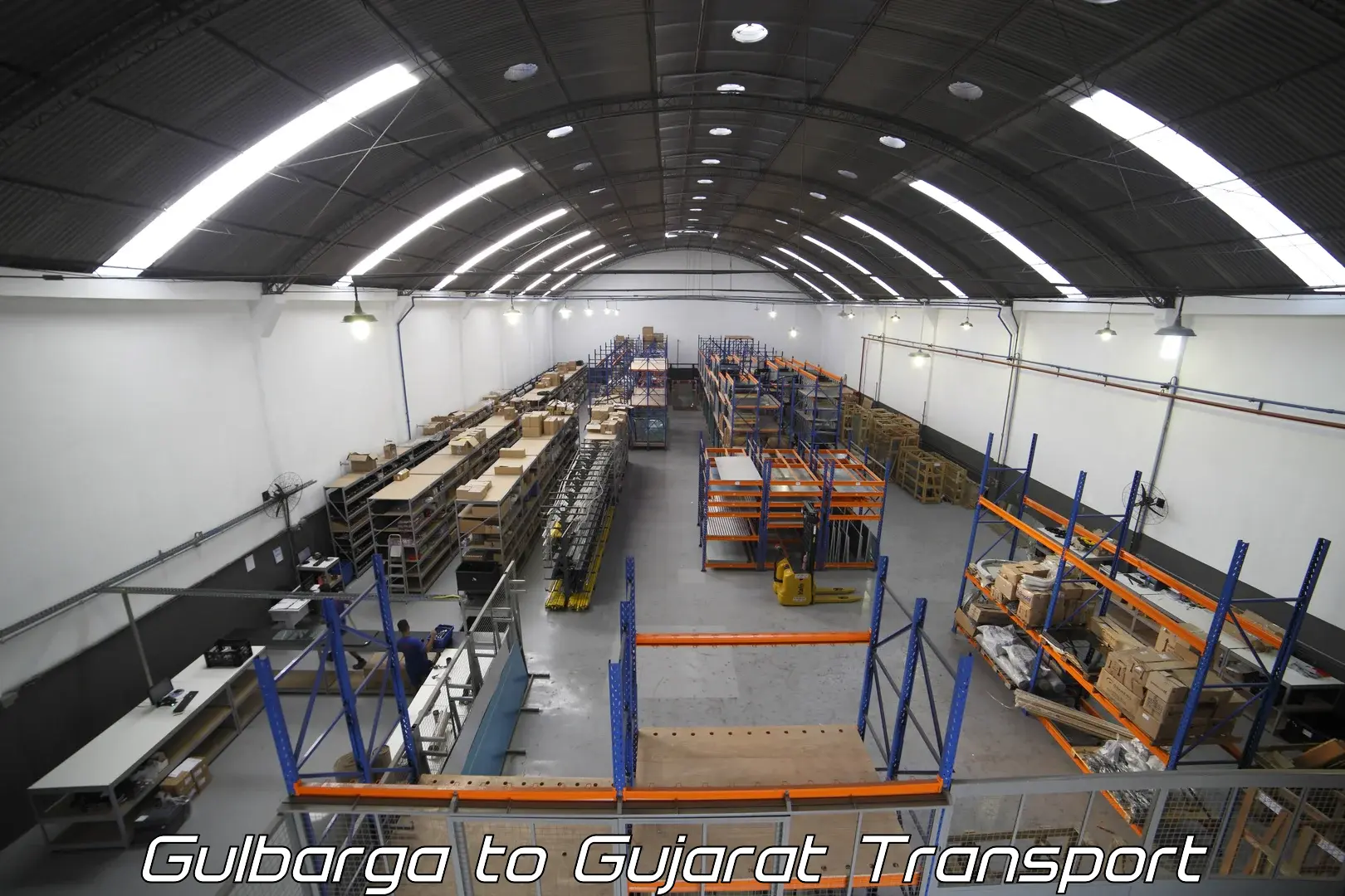 Air cargo transport services Gulbarga to Patdi