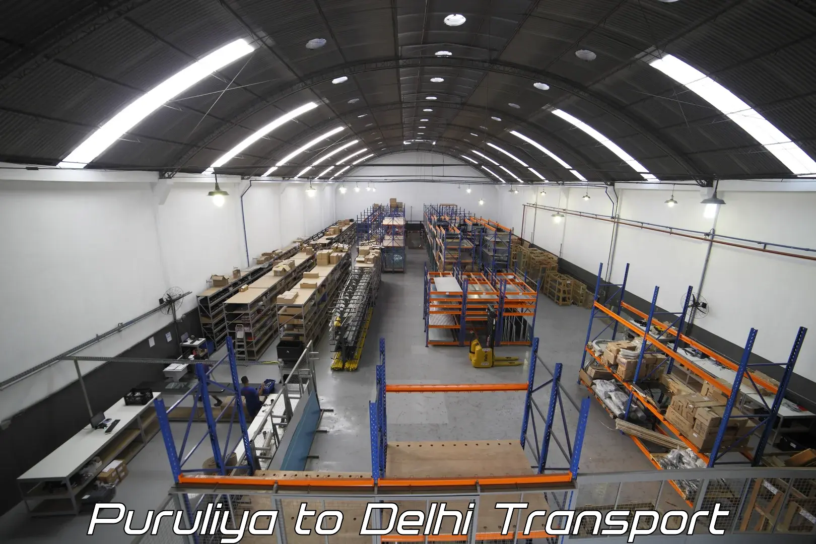 Commercial transport service Puruliya to Guru Gobind Singh Indraprastha University New Delhi