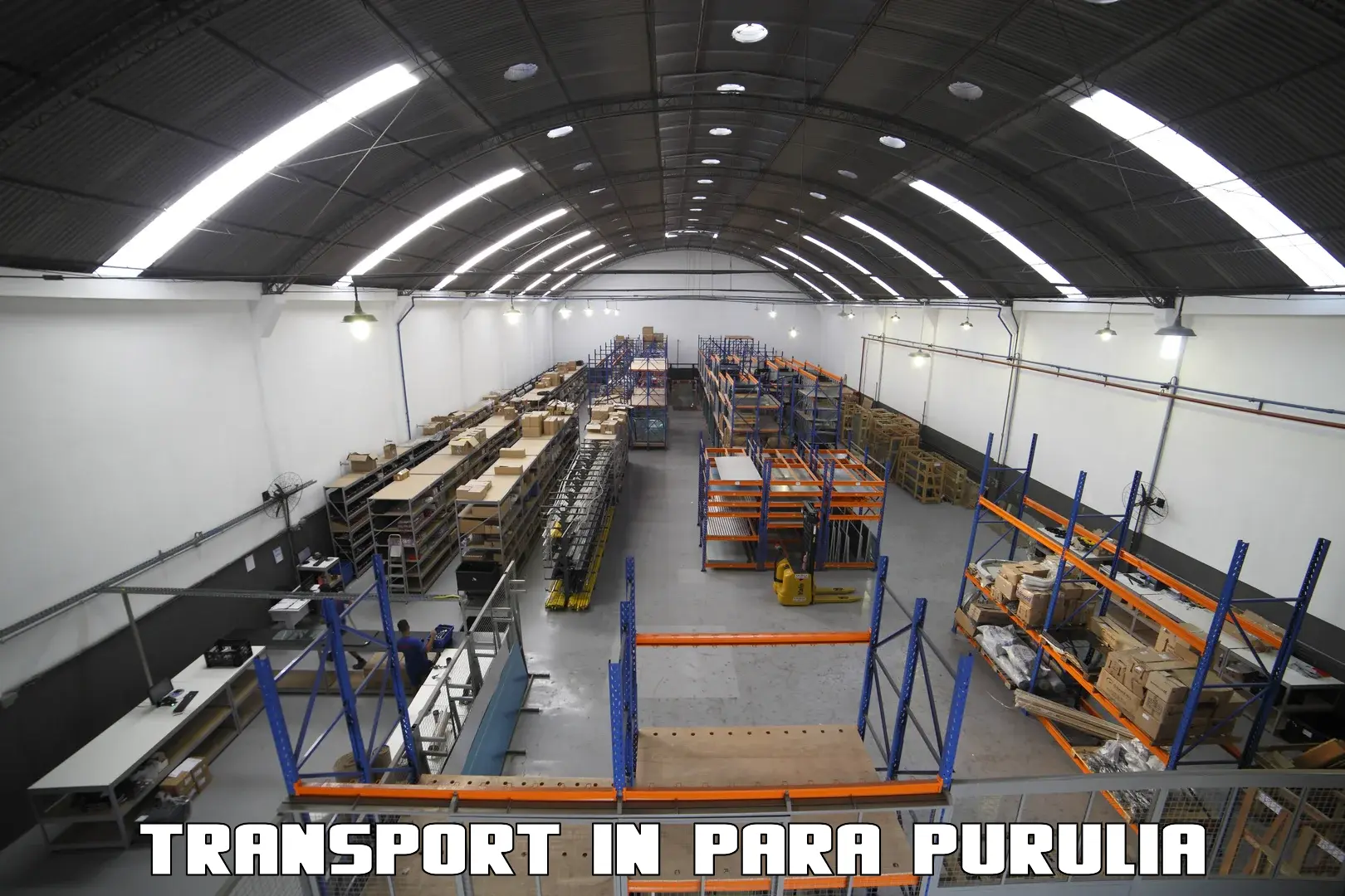 Air freight transport services in Para Purulia