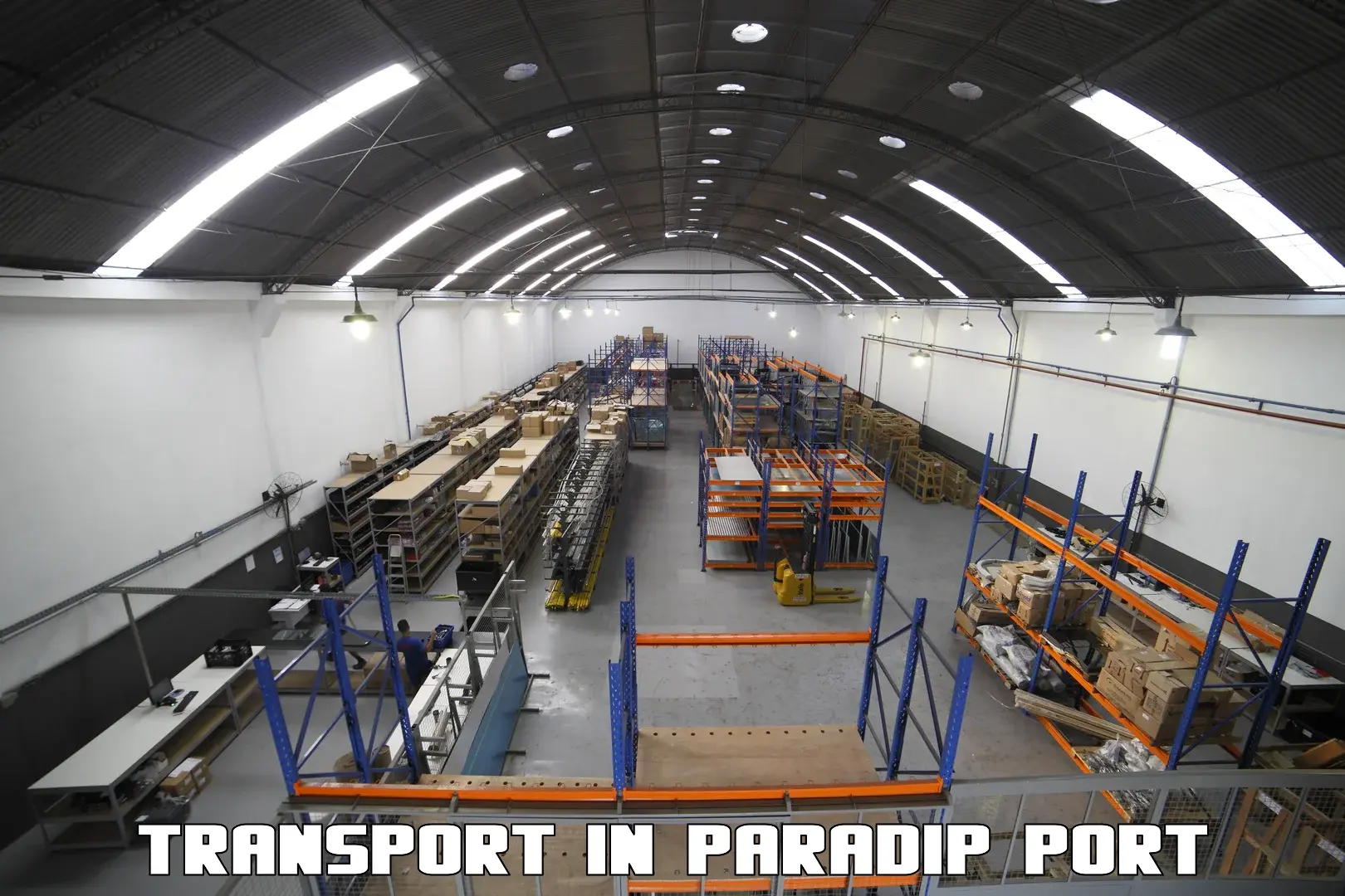 Road transport online services in Paradip Port