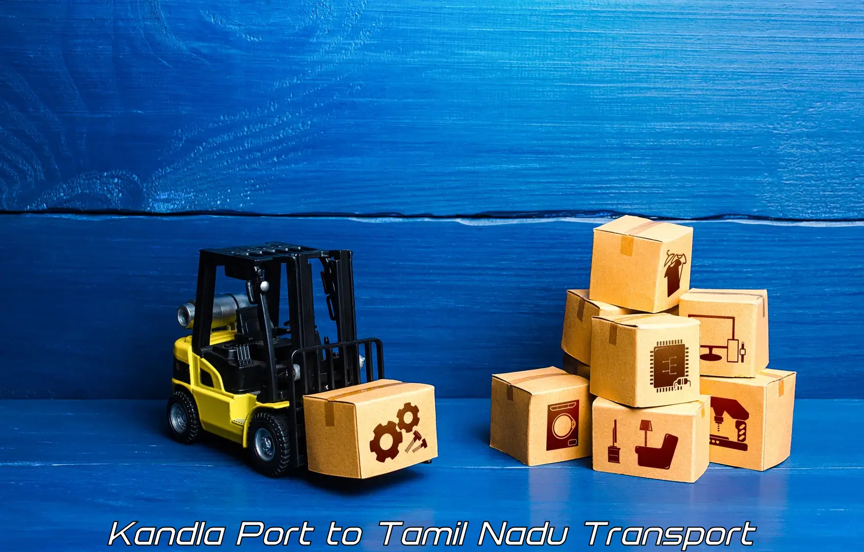 Logistics transportation services Kandla Port to Rathinasabapathy Puram