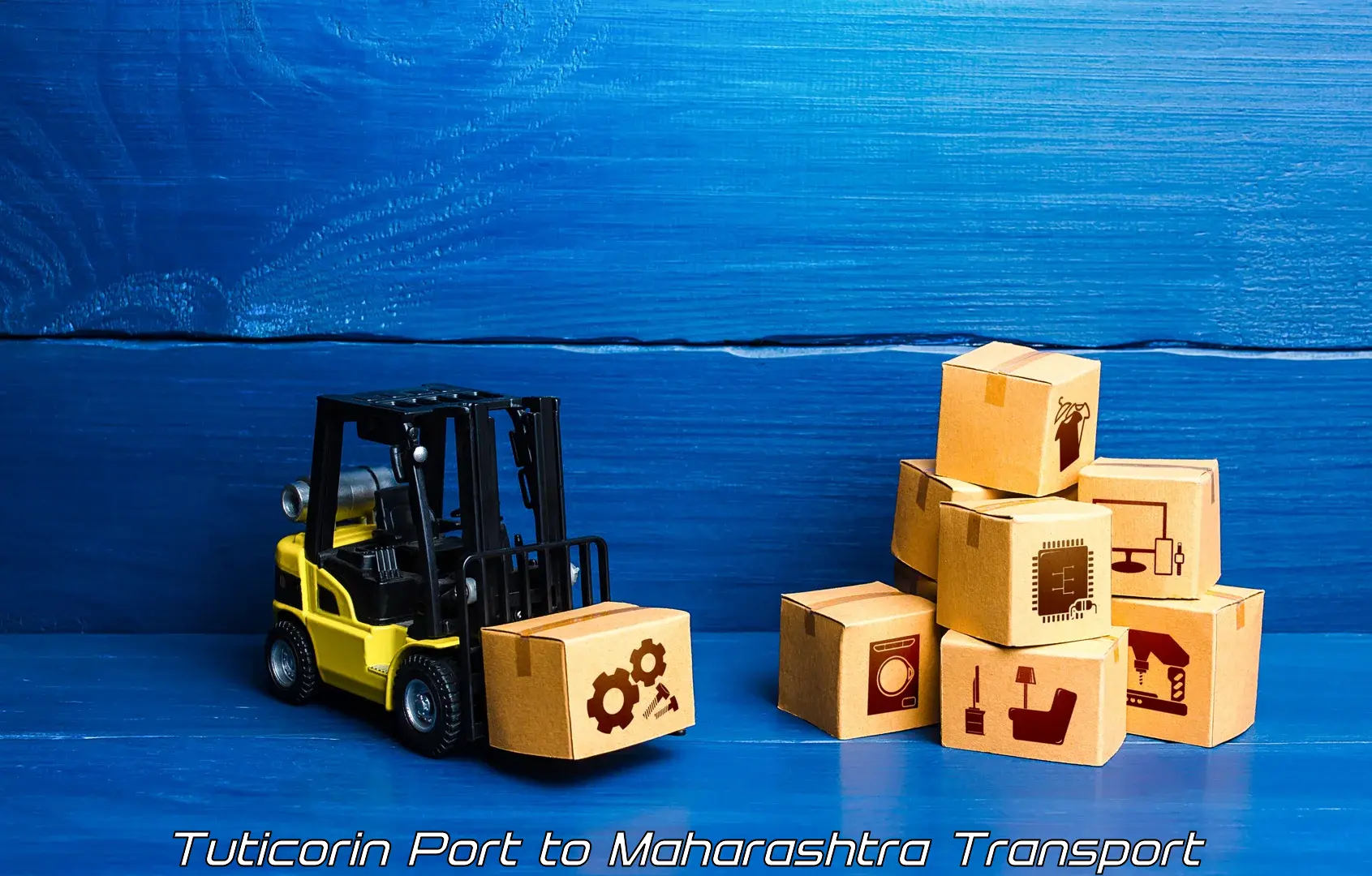 Two wheeler parcel service Tuticorin Port to Lonar
