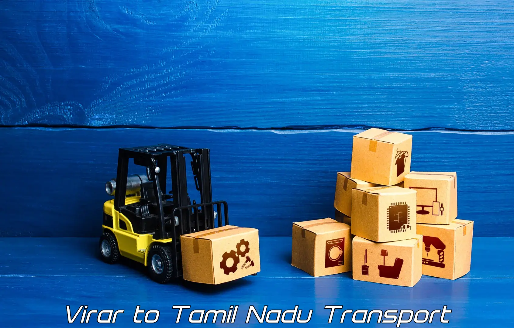 Best transport services in India Virar to Shanmugha Arts Science Technology and Research Academy Thanjavur