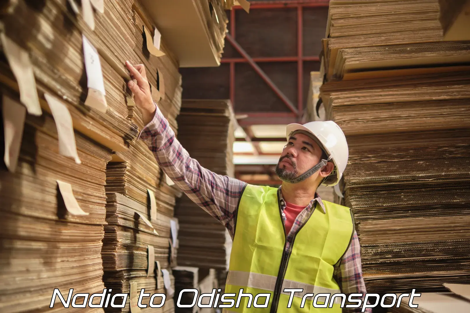 Material transport services Nadia to Odisha