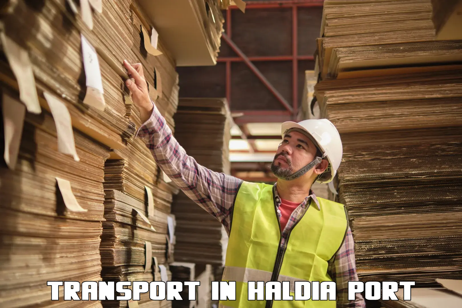 International cargo transportation services in Haldia port