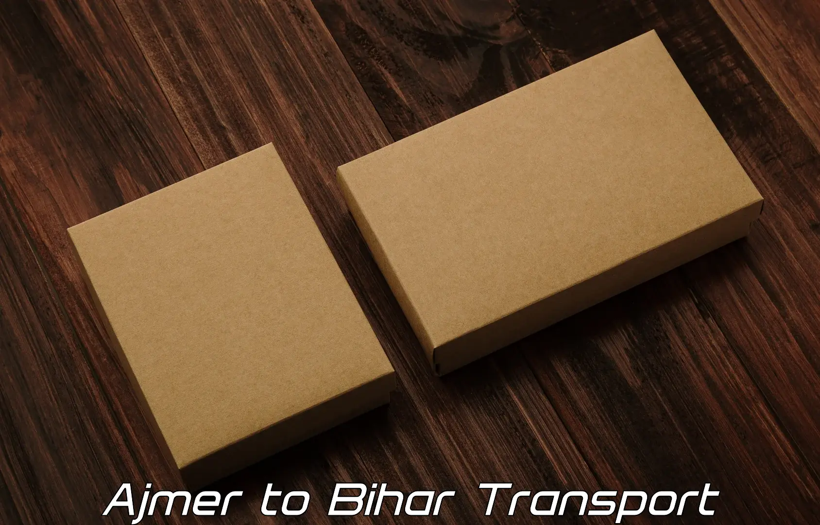 Package delivery services Ajmer to Bihar