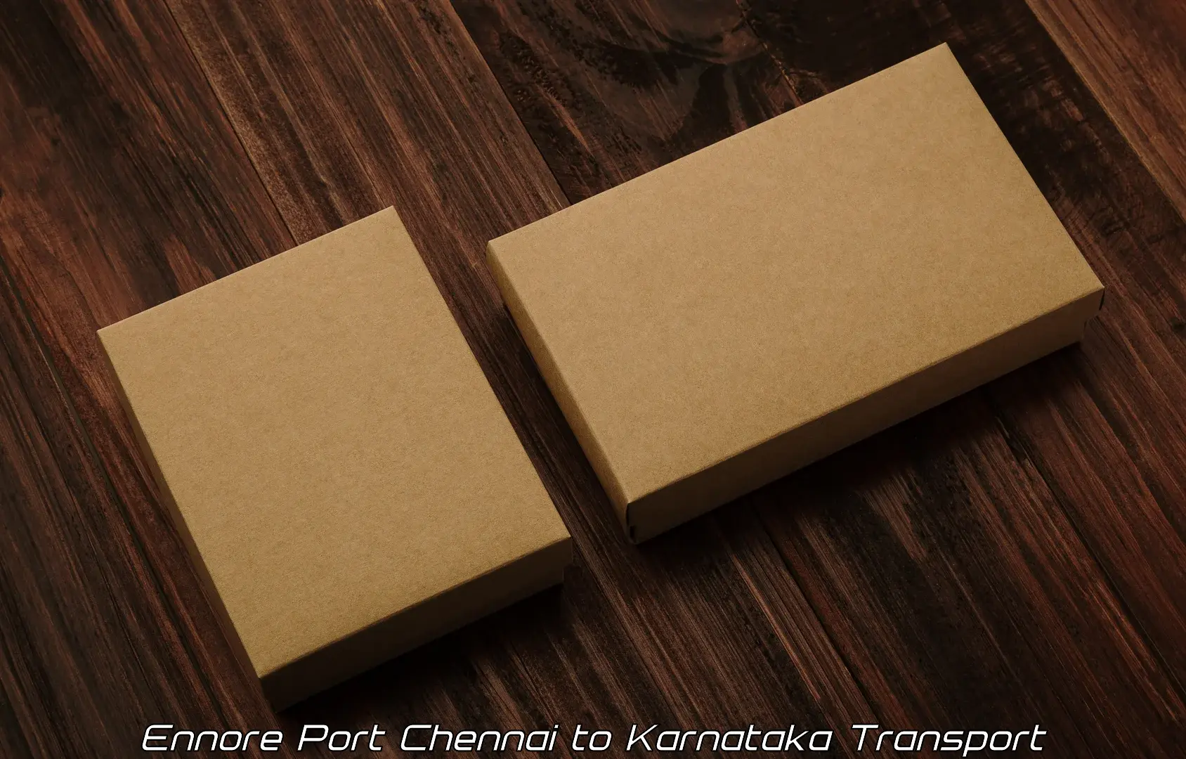 Commercial transport service Ennore Port Chennai to Hukkeri