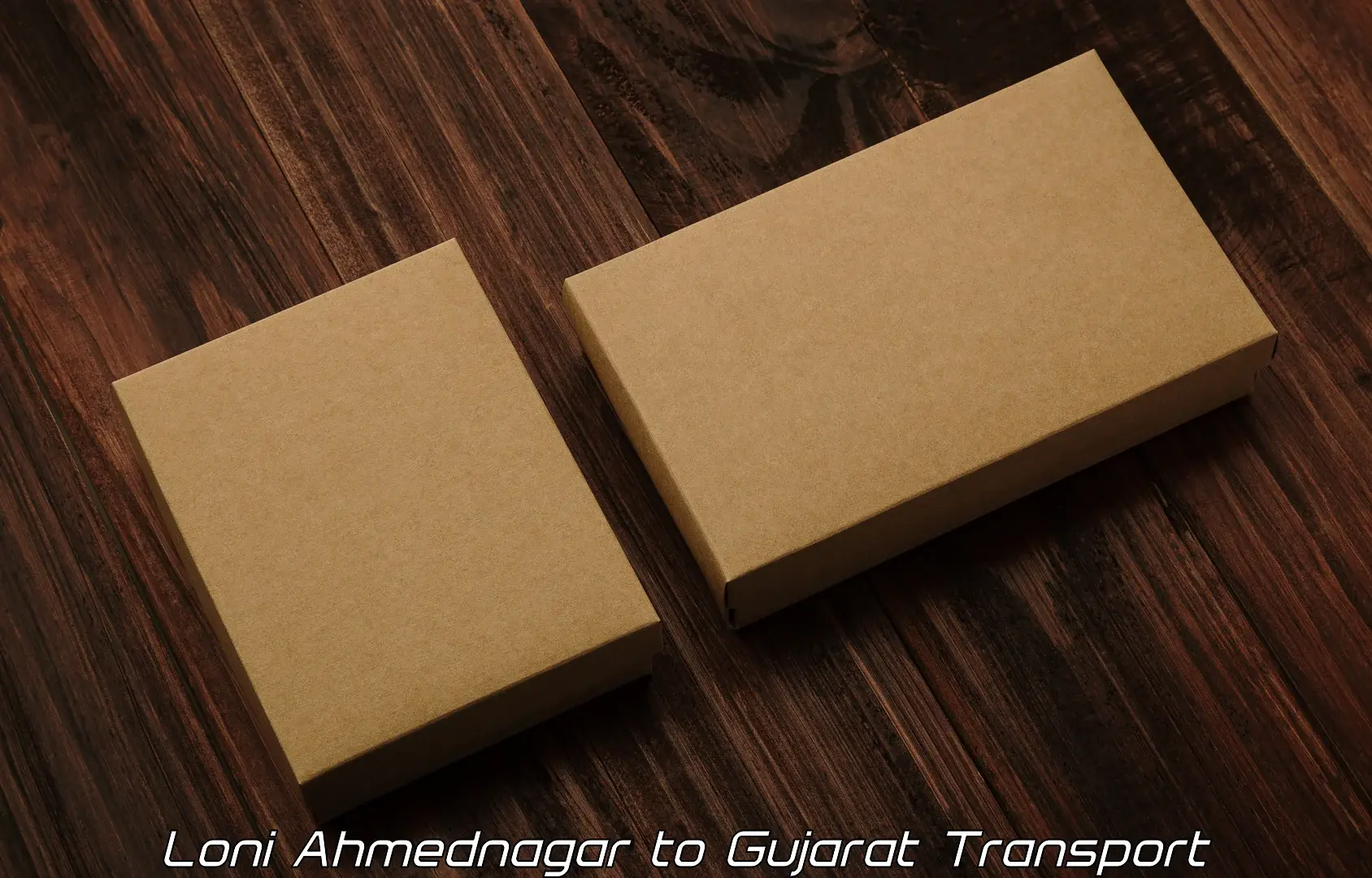 Online transport booking Loni Ahmednagar to Gujarat